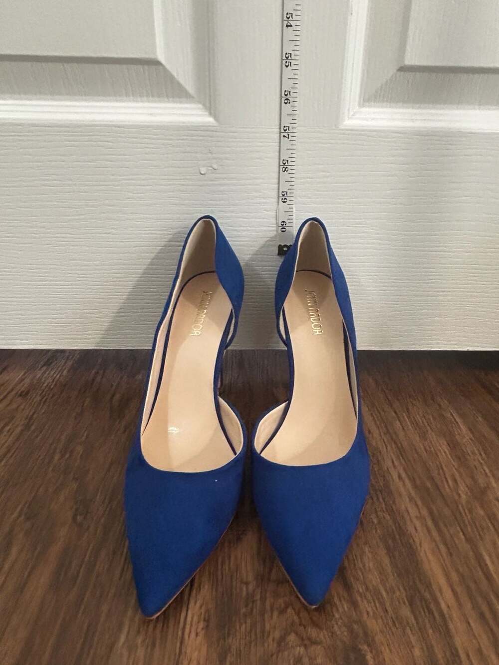 Steve Madden Blue Suede Pointed Toe D’Orsay Pumps Heels Women’s Size 9